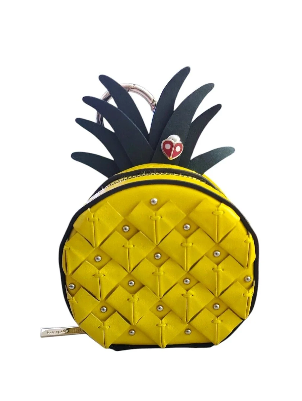 Kate Spade Picnic Pineapple Coin Purse Keychain